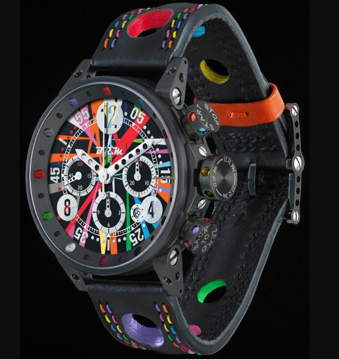 BRM Chronograph T12-44-ART-CAR men's luxury watches